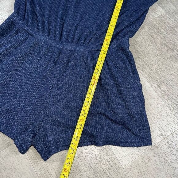Gilly Hicks for Hollister, Long Sleeve Shorts Romper Outfit in Navy, Women’s XS - Picture 5 of 12